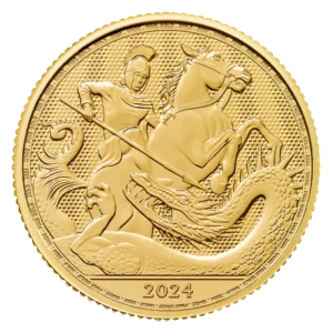 1/4 oz St George and the Dragon Gold Coin | 2024