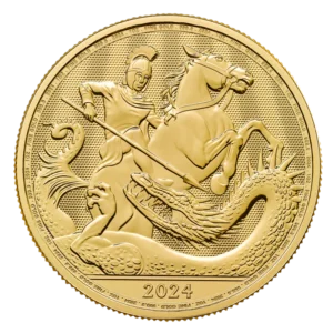 1 oz St George and the Dragon Gold Coin | 2024