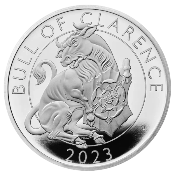 1 oz Tudor Beasts The Bull of Clarence Silver Coin | Proof | 2023