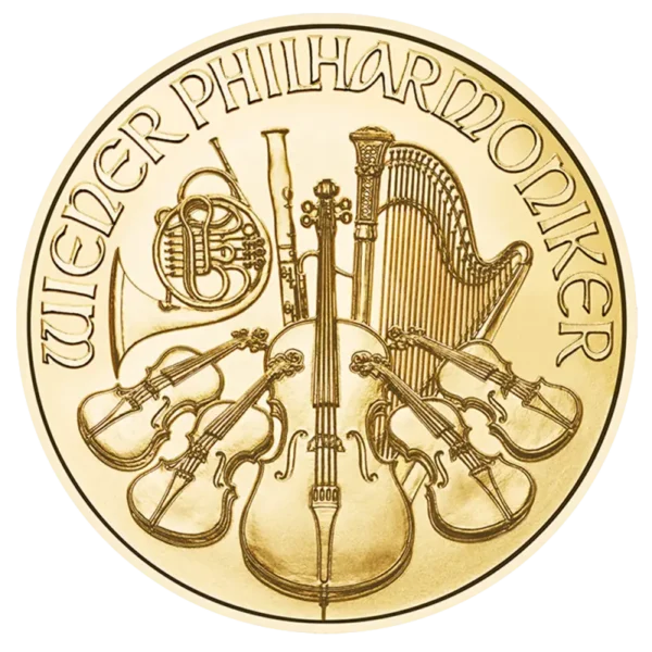 1/10 oz Vienna Philharmonic Gold Coin | 2025