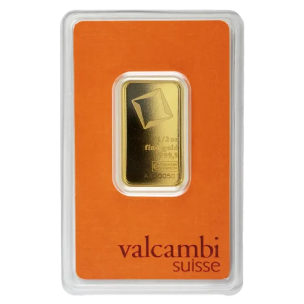 1/2 oz Gold Bar | Valcambi