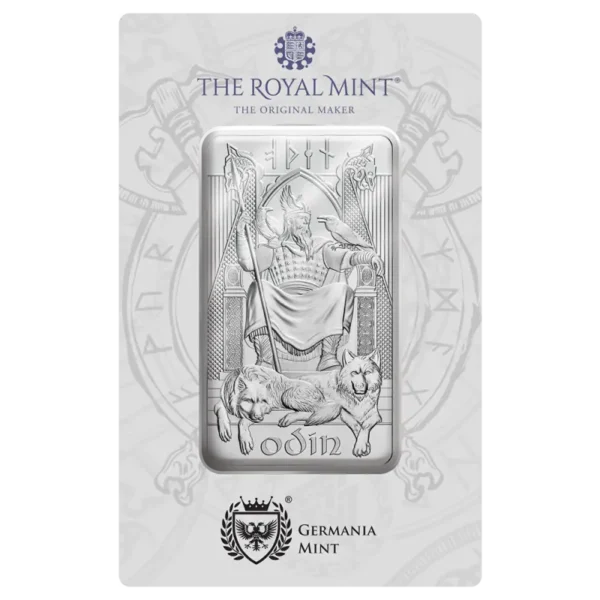 10 oz Odin Silver Bar | The Royal Mint